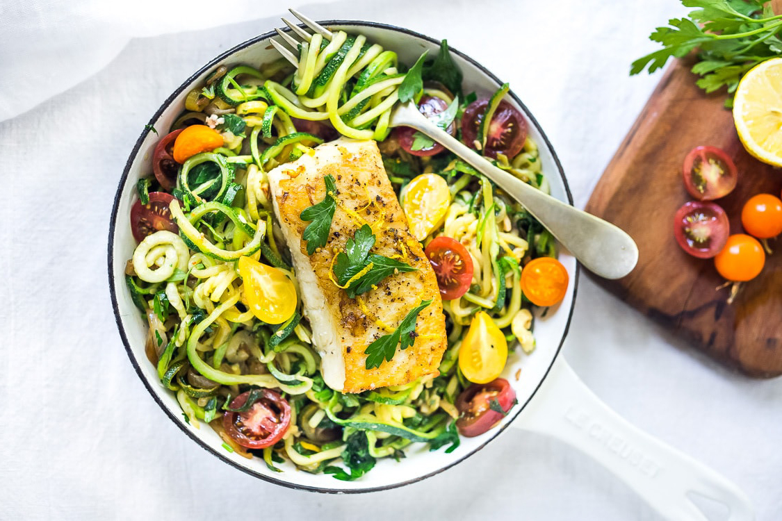 Halibut & Noodles